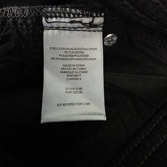 cabi Jeans Black Cinch Skinny Women's Size 2‎ Pants - Picture 9 of 11